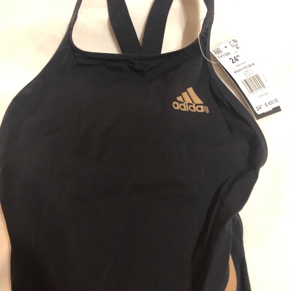Adizero XX Open Back Swimsuit Adidas EK1326 24” - Picture 3 of 13